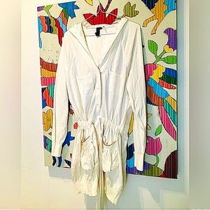 L.A.M.B. By Gwen Stefani silk  drawstring dress/ tunic